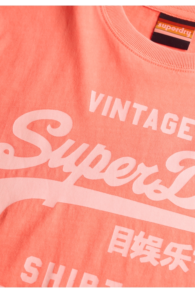 VL NEON RELAXED TEE M1012119A HYPER FIRE CORAL